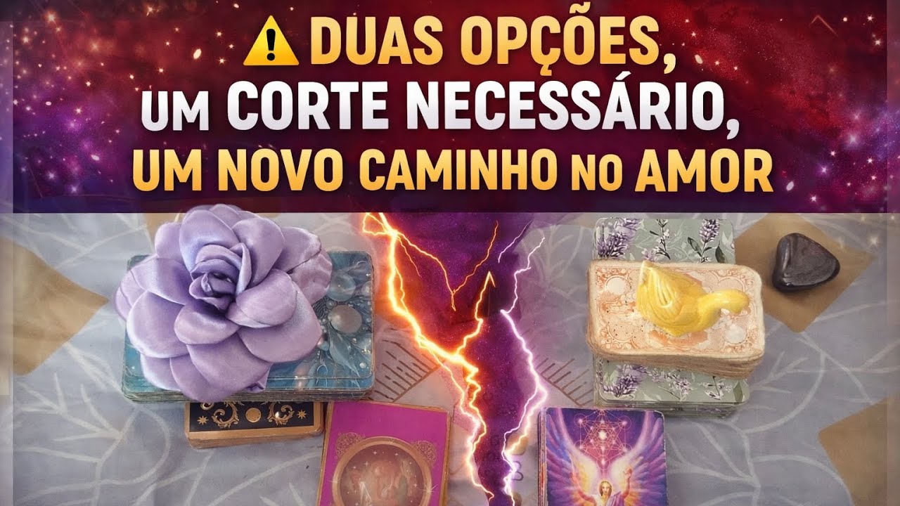 ⚠️ DUAS OPÇÕES. UM CORTE NECESSÁRIO. UM NOVO CAMINHO NO AMOR. ⚠️