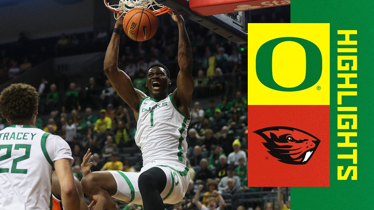 Oregon Men’s Basketball vs. OSU | GAME HIGHLIGHTS (2024)