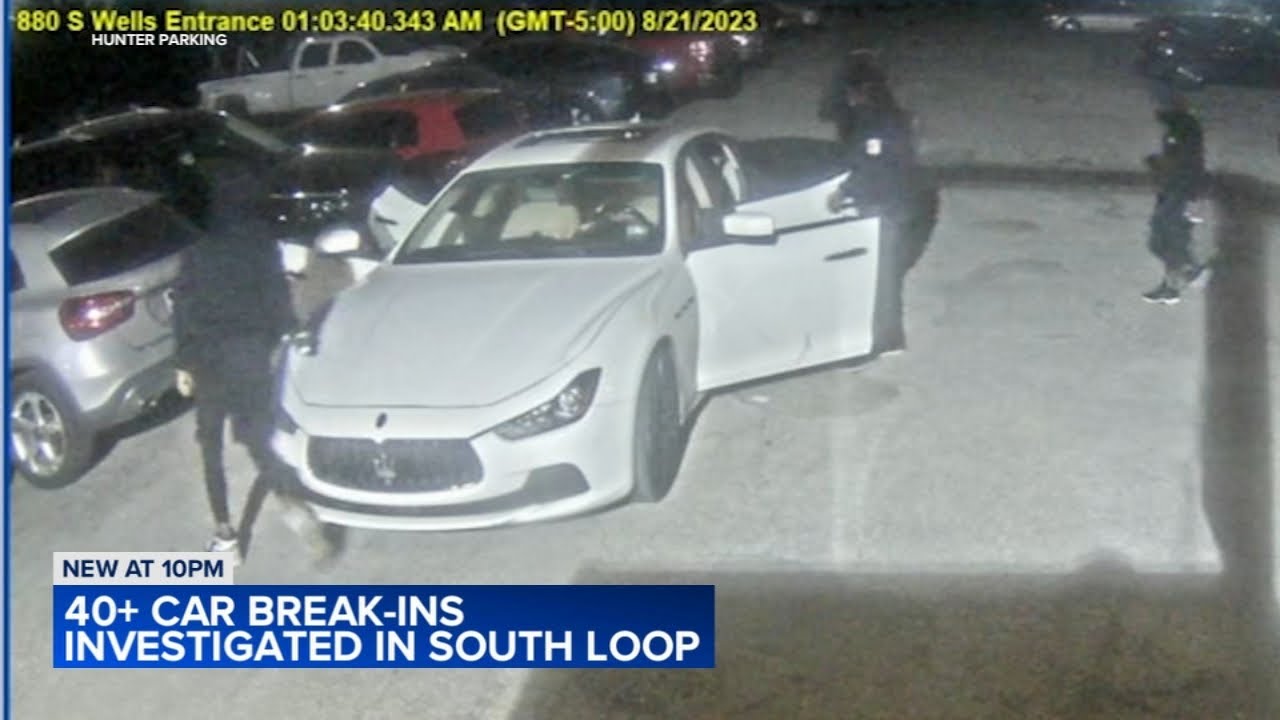 Thieves target Chicago parking lot as police report 46 car break-ins in 3 weeks