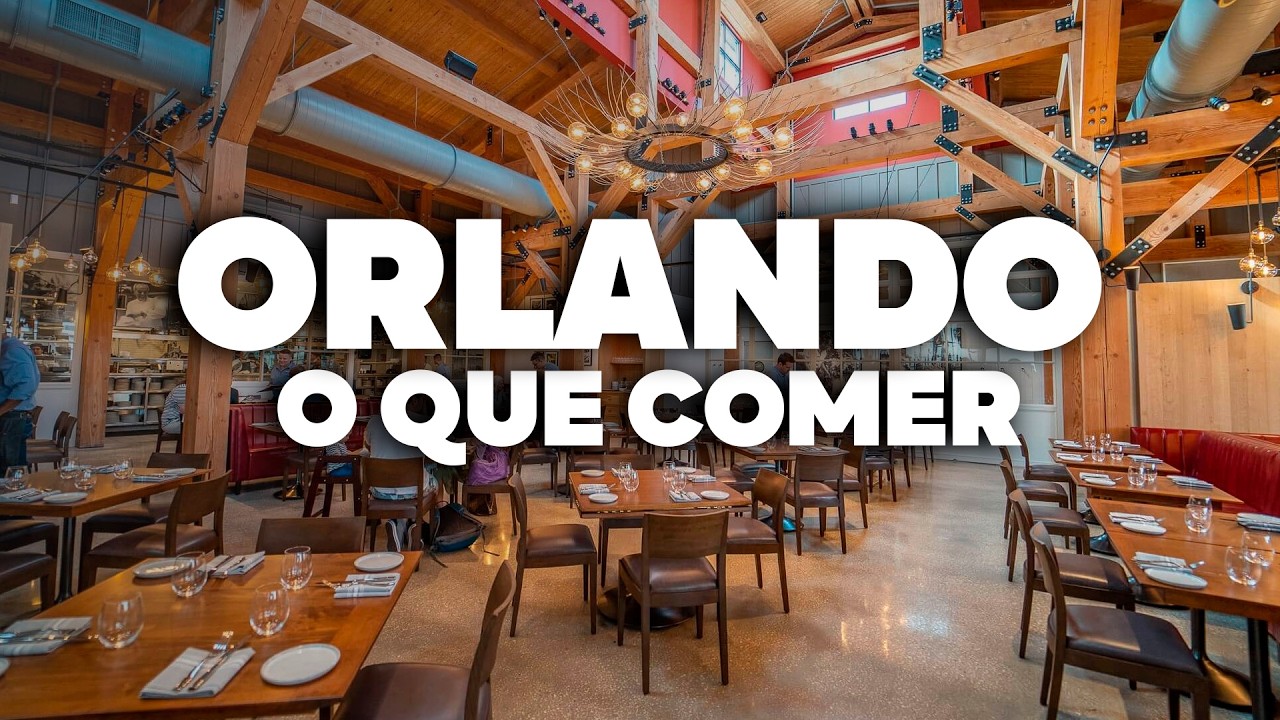 O QUE COMER em ORLANDO! 5 comidas t&iacute;picas que voc&ecirc; PRECISA provar