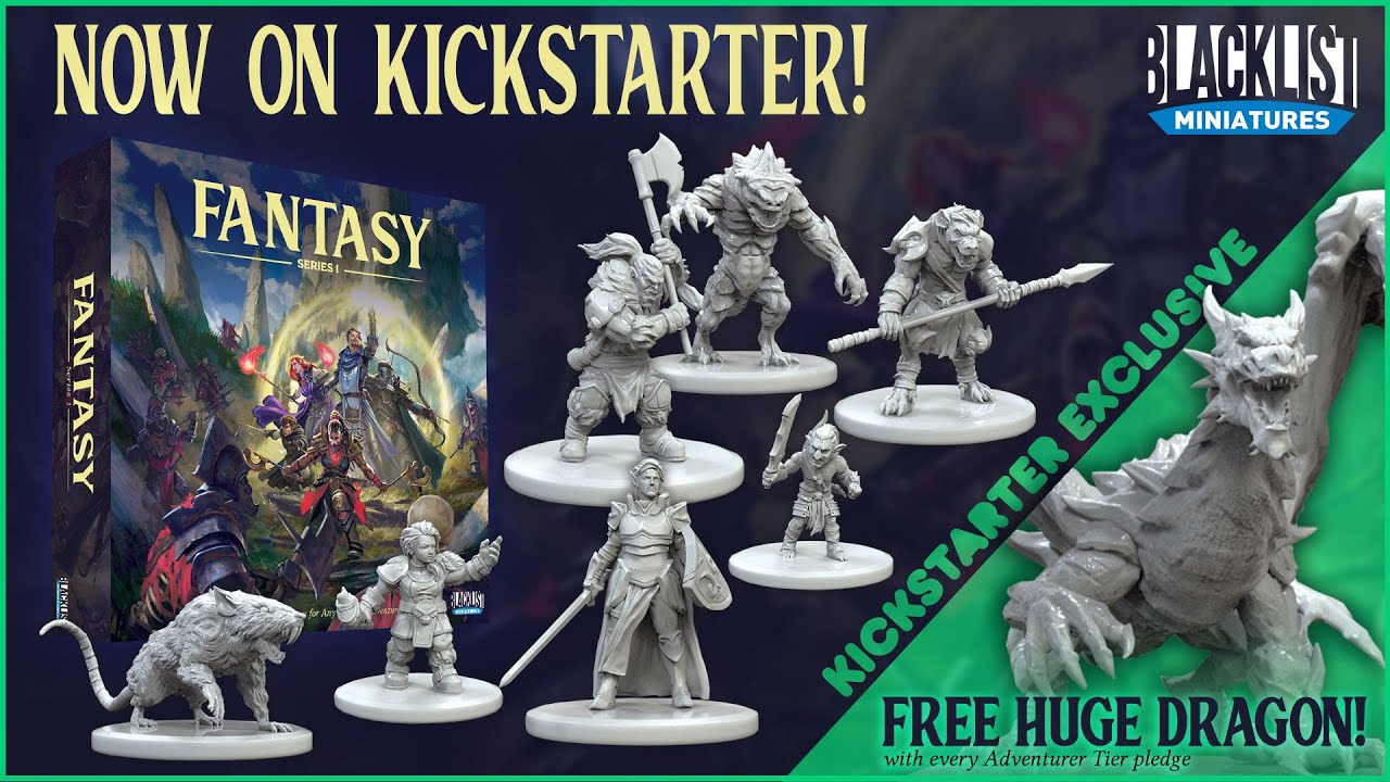 FANTASY Series 1 Miniatures - by Blacklist Miniatures