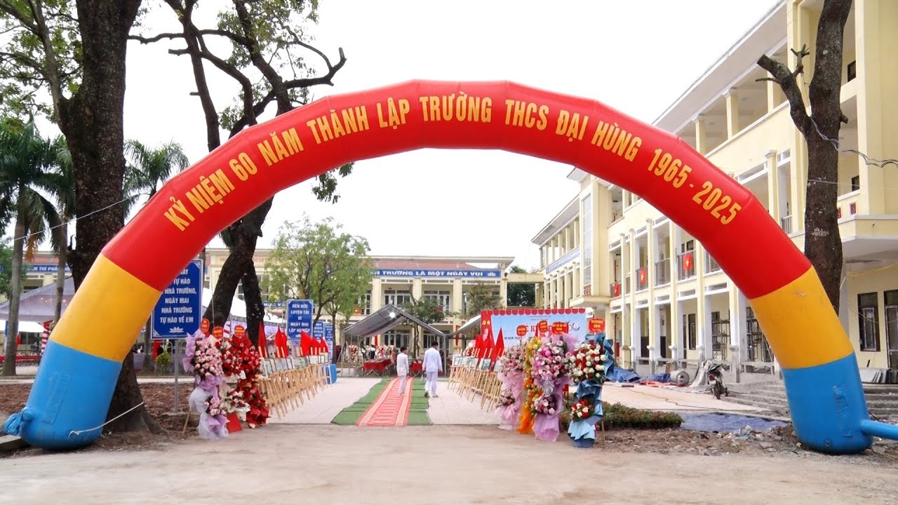 Kỷ Niệm 60 Năm Thành Lập Trường THCS Đại Hùng 1965-2025