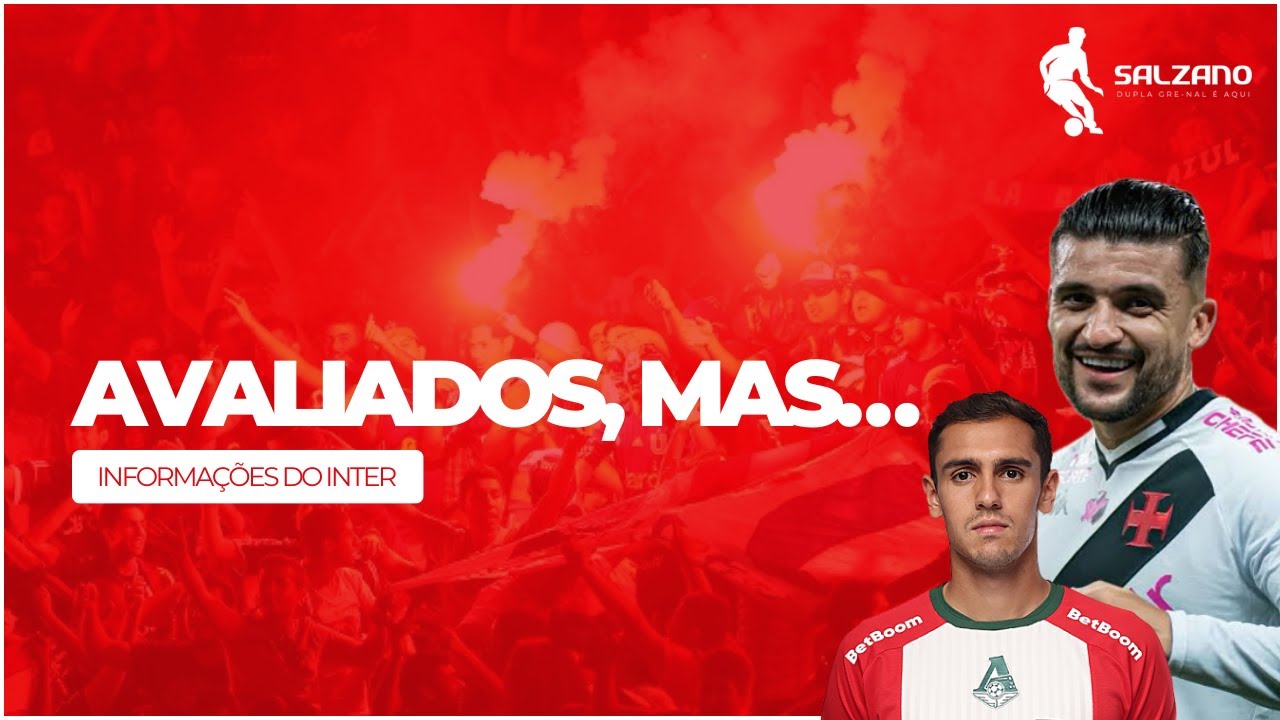 INTER: LUCAS FASSON! | VICTOR LU&Iacute;S! | CARACTER&Iacute;STICA AGRADA! | N&Atilde;O ENTUSIASMOU...