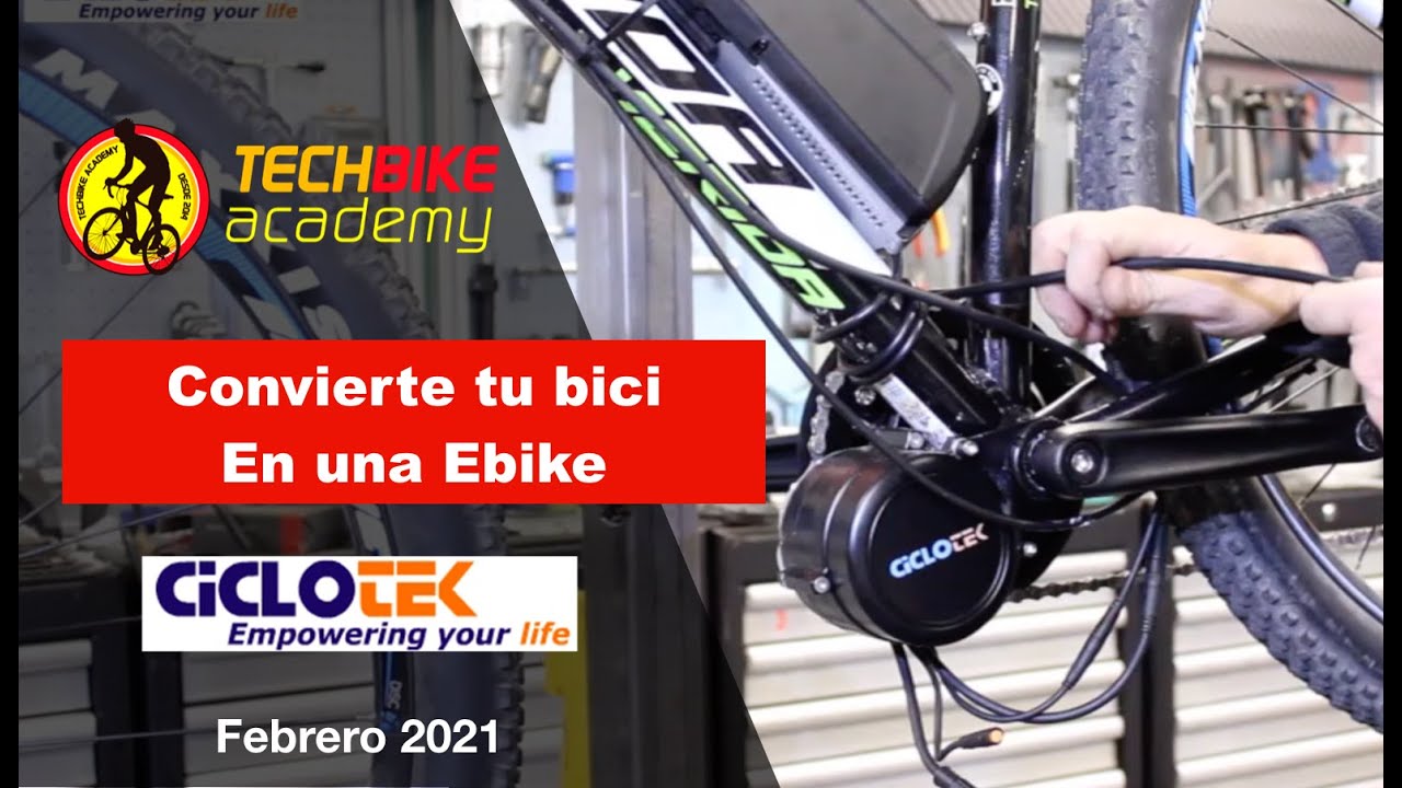 Convierte tu bicicleta en una Ebike con el motor Central de Ciclotek