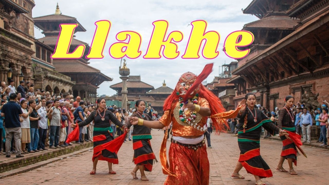 Lakhe dance at Patan Durbar Square, one of Nepal’s most historic cultural sites #lakhedance #patan