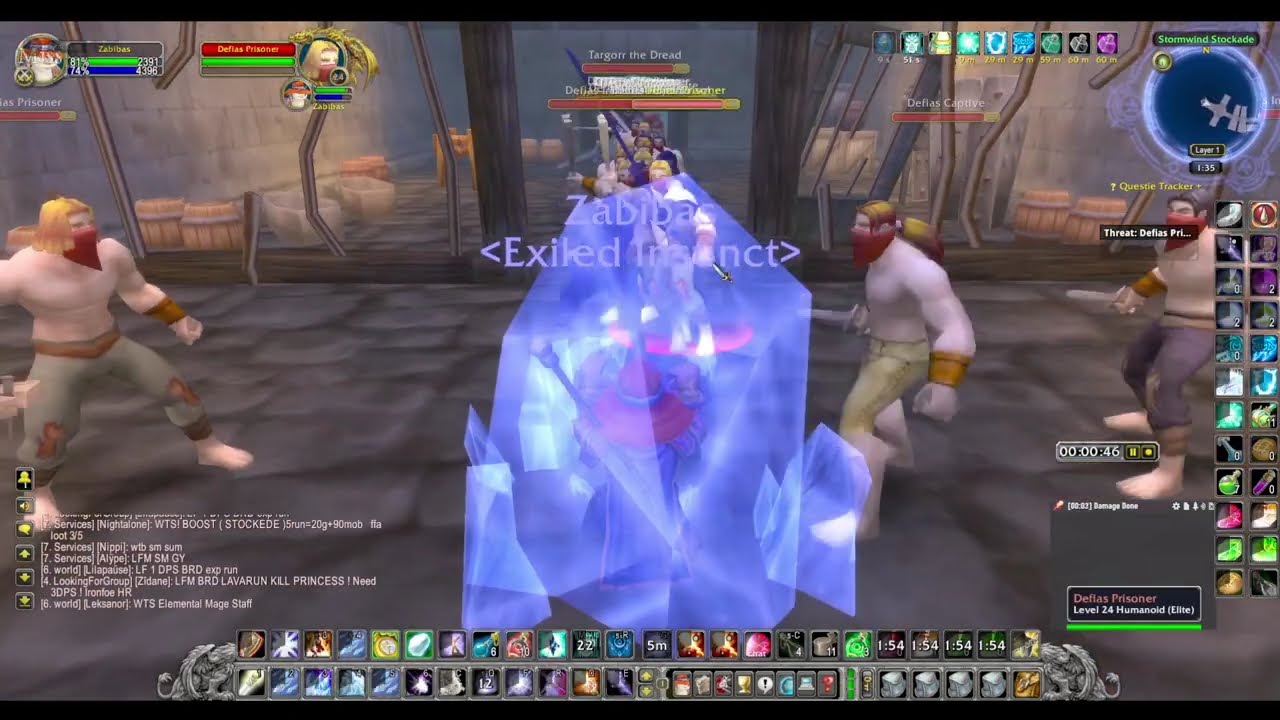 Wow Anniversary Stockades Boost 1 pull 85-93mob 3-4m run  80-160g/h