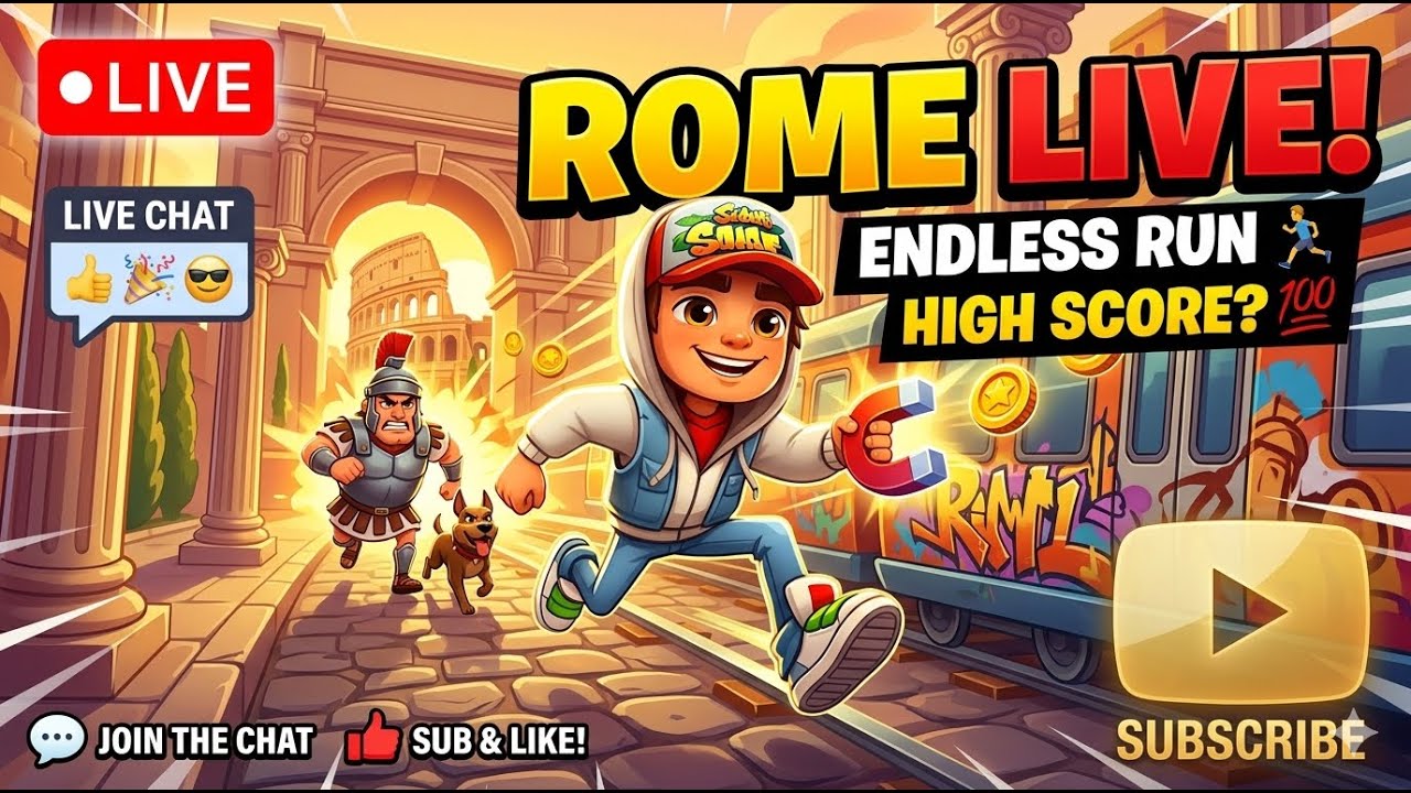 SUBWAY SURFERS: 10 Million Score or Stream End? 🔥🏆 (LIVE) #subwaysurfers #livestream
