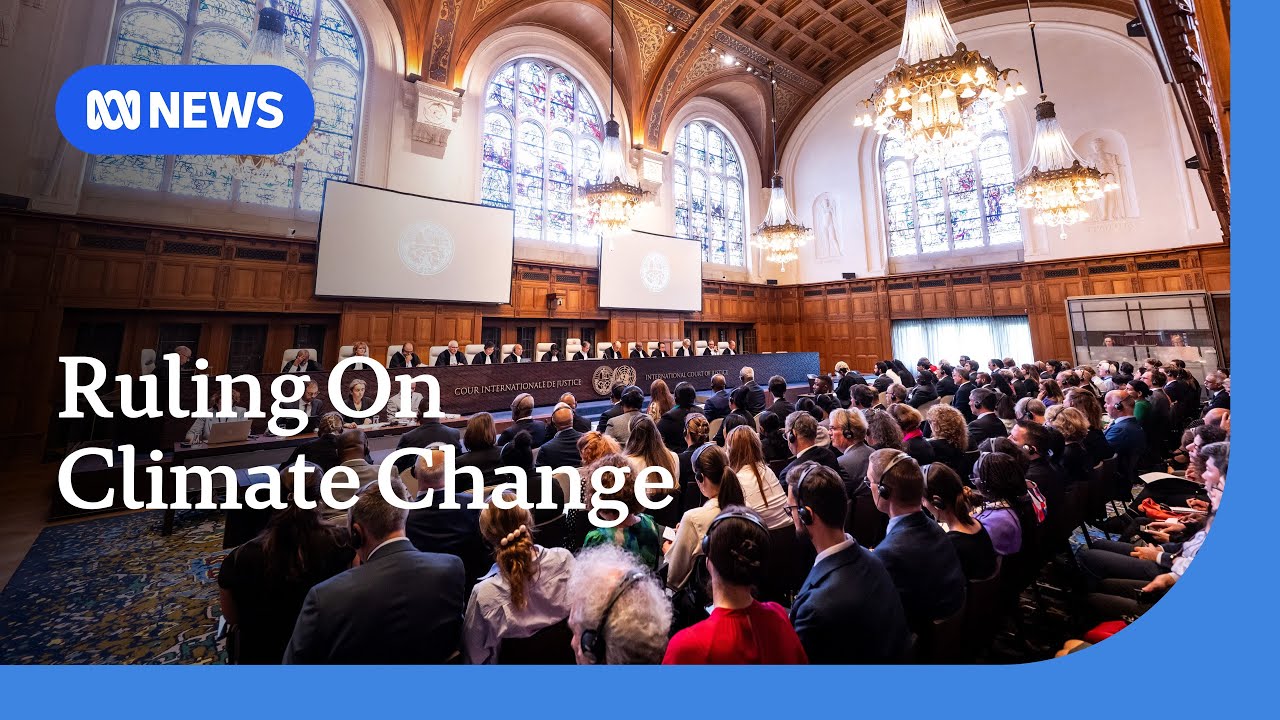 ICJ ruling could enable lawsuits over failures to prevent climate change | ABC NEWS