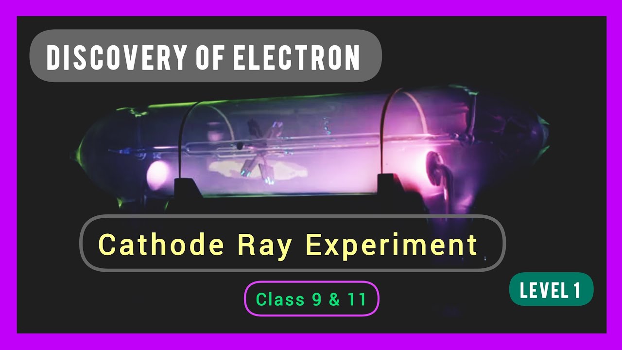 Discovery of the Electron: The Cathode Ray Secret! | Class 9 & 11 | Spiral 1 | Level 1 | Video1.8(a)