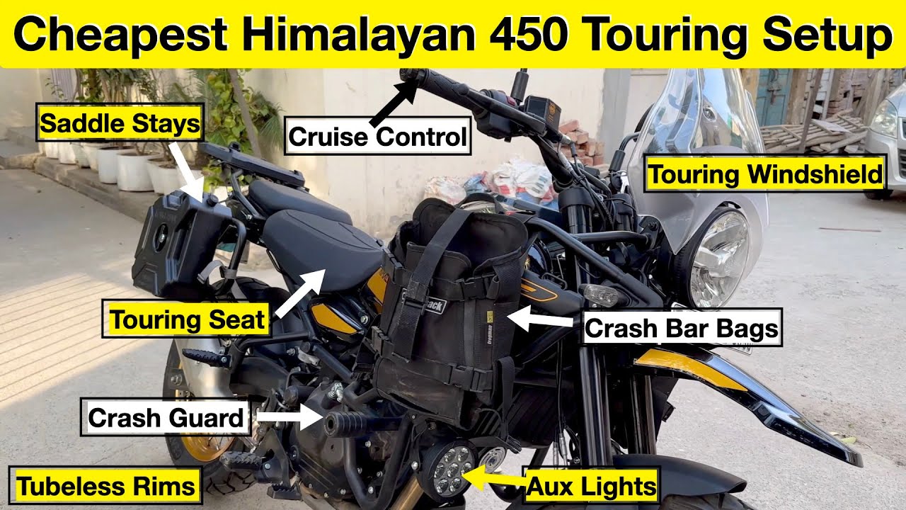 Himalayan 450 Touring Setup | Cheapest & Most Affordable Setup Ever For Long Rides