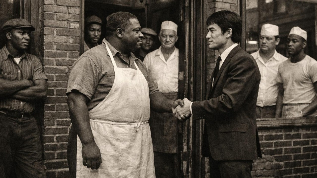 Bruce Lee entró a un restaurante “SOLO PARA NEGROS” y lo que hizo dejó al dueño en shock