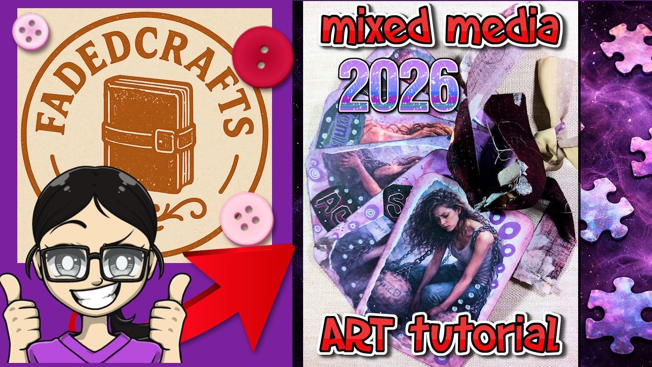 Mixed Media Art Techniques | Watercolor & Stencil Art Tutorial