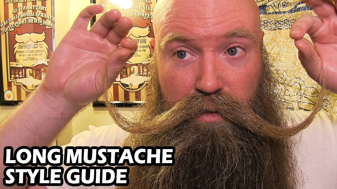 How to Style a Long Mustache