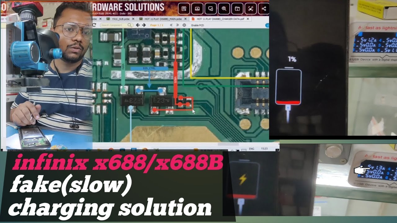 fix slow/fake charging infinix x688/x688B || #infinix #infinixhot11play #slowcharging #solution