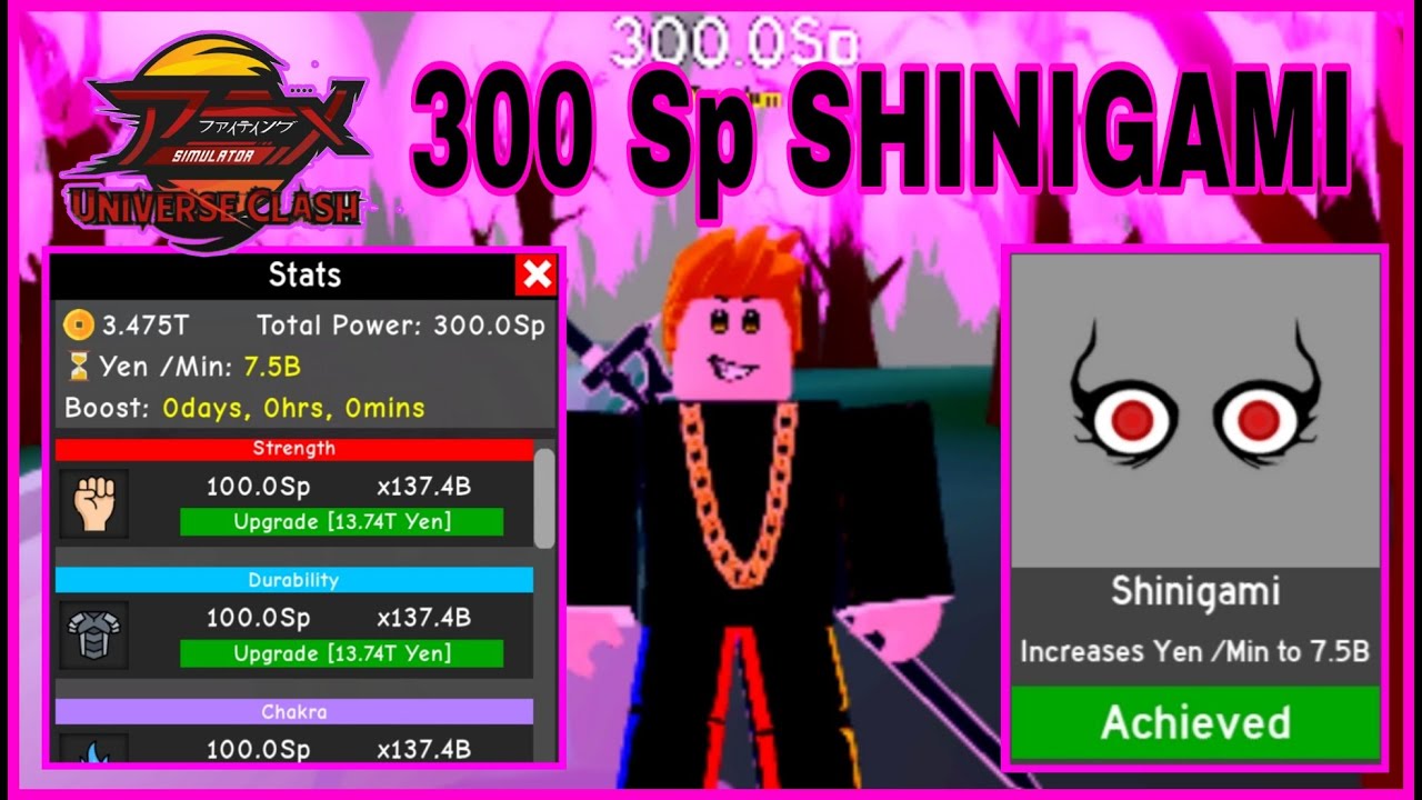 I Reached 300 Sp Total Power And Unlocked Shinigami Class! - Anime Fighting Simulator - Part 12