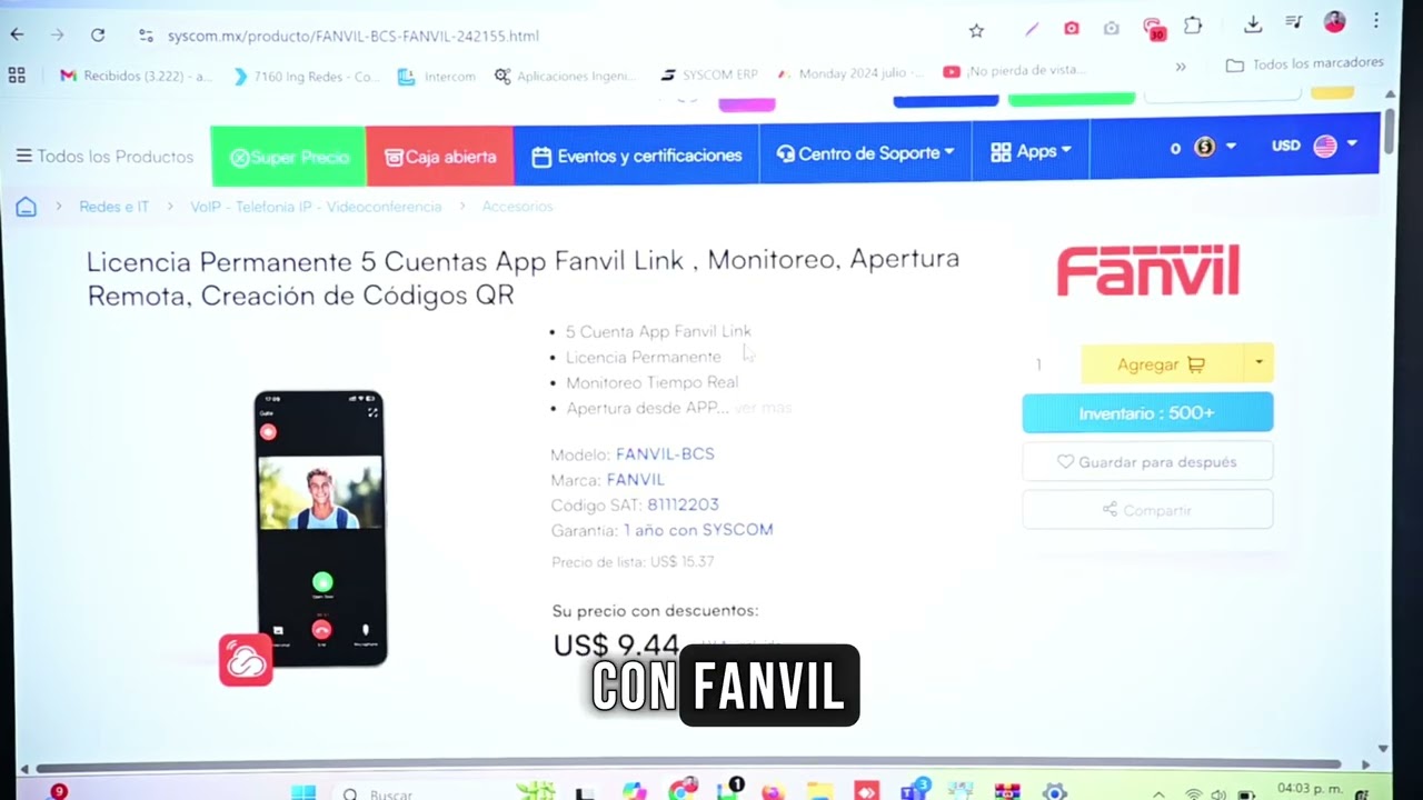 Fanvil - Proceso para uso de Aplicación Fanvil Link