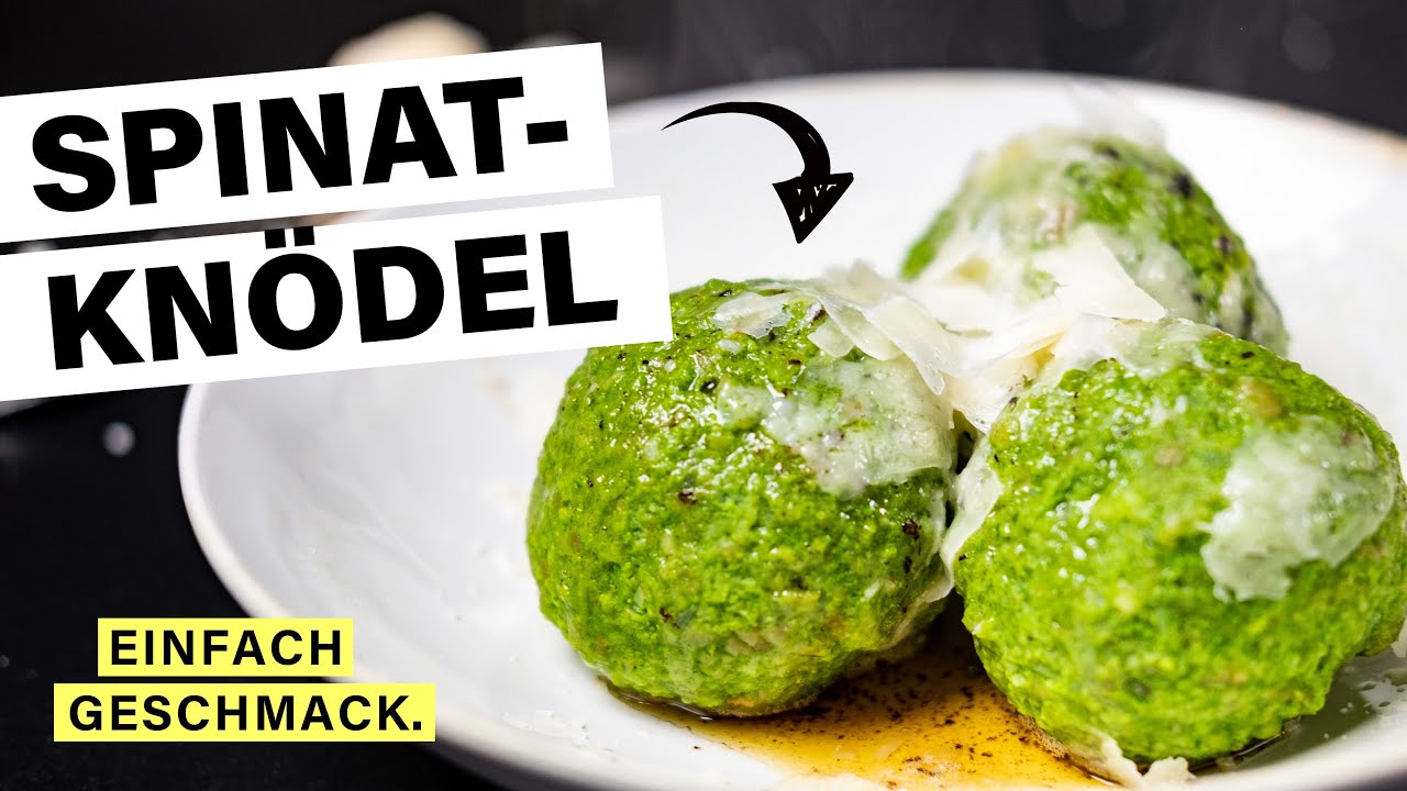 SPINATKNÖDEL: Rezept mit Nussbutter & Parmesan | einfachgeschmack