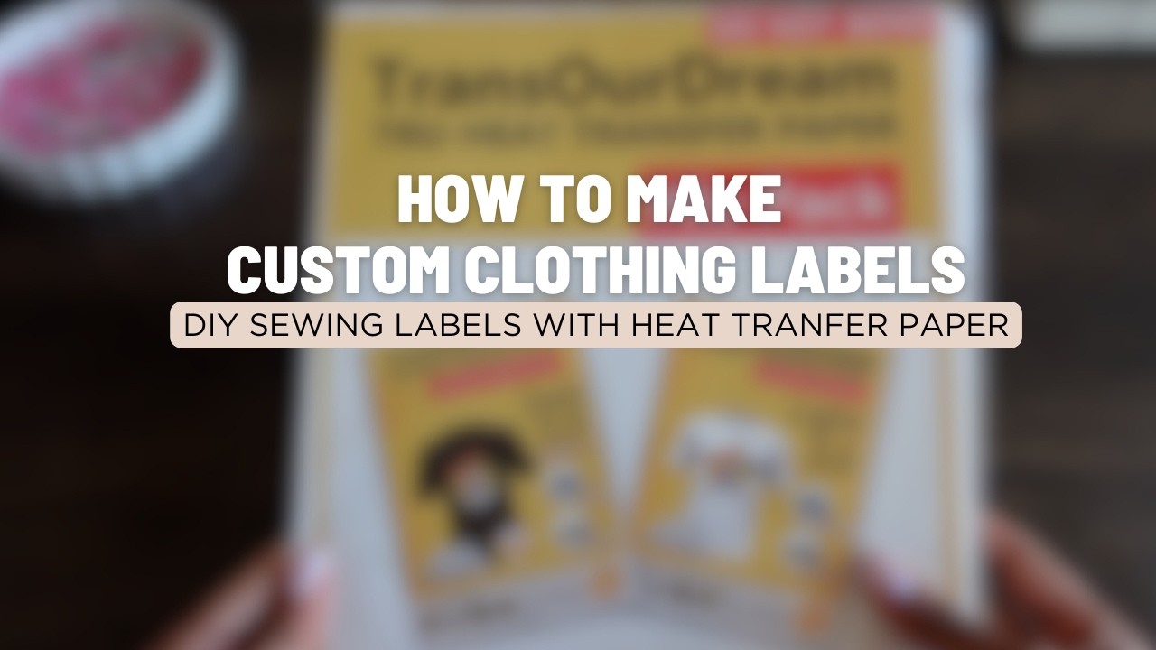 How To Make Your Own Sewing Labels + Free Design Template!