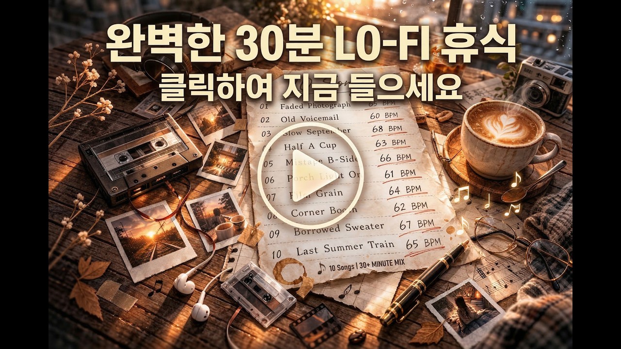 playlist 10 Lo-Fi Songs for Late Nights #lofi #nostalgic #chillhop #studymusic #lofigirl #카페음악