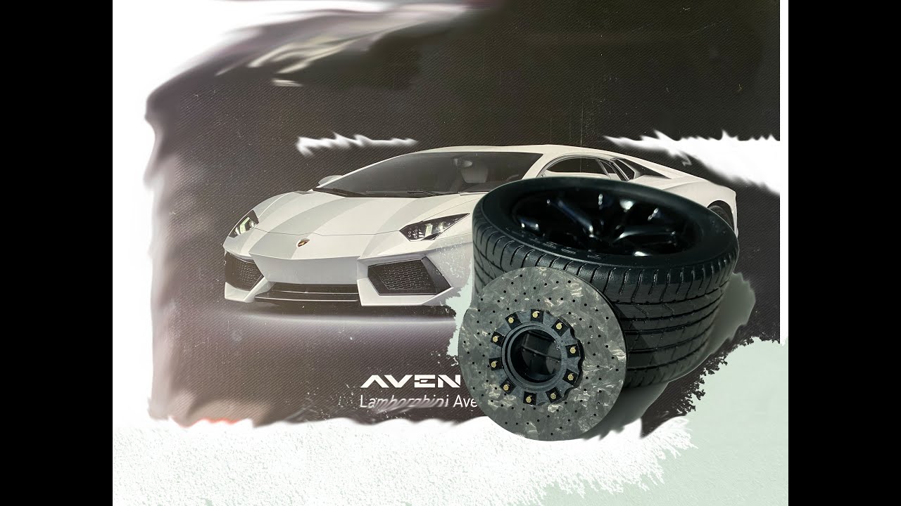 Carbon Bremsscheiben Transkit für Pocher® Lamborghini® Aventador® 1/8 Model Kit
