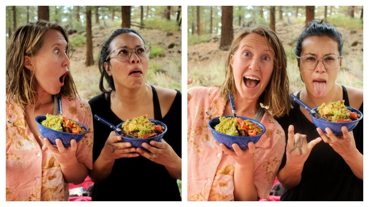 WHAT WE ATE TODAY WHILE CAMPING (VEGAN)