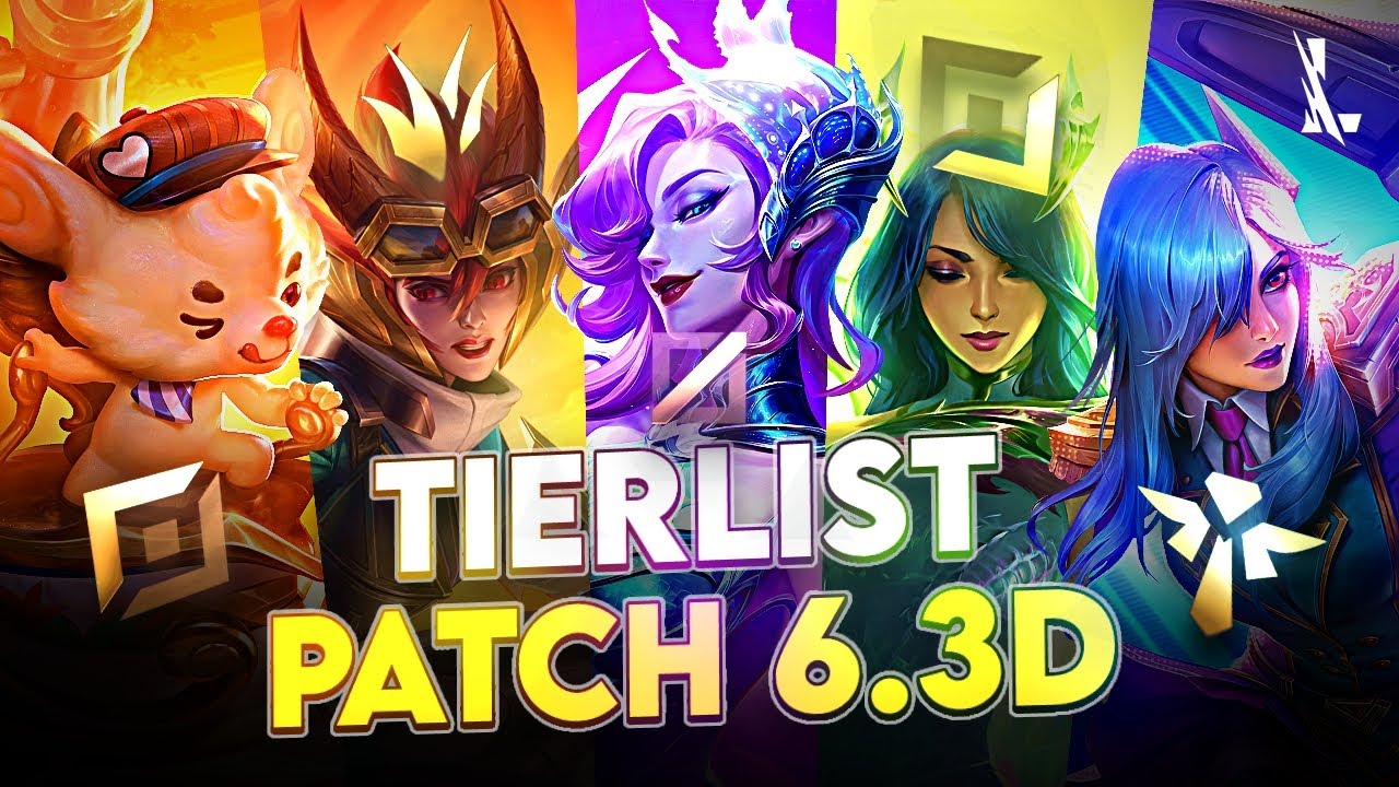 O META MUDOU TUDO NO 6.3D! TIERLIST COMPLETA DE TODAS AS ROTAS | LoL Wild Rift