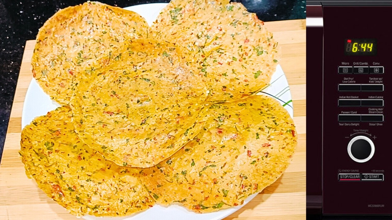 No Boil, No Dry, No Fry, No Time Taking Masala Rice Papad | Healthy Rice Papad |