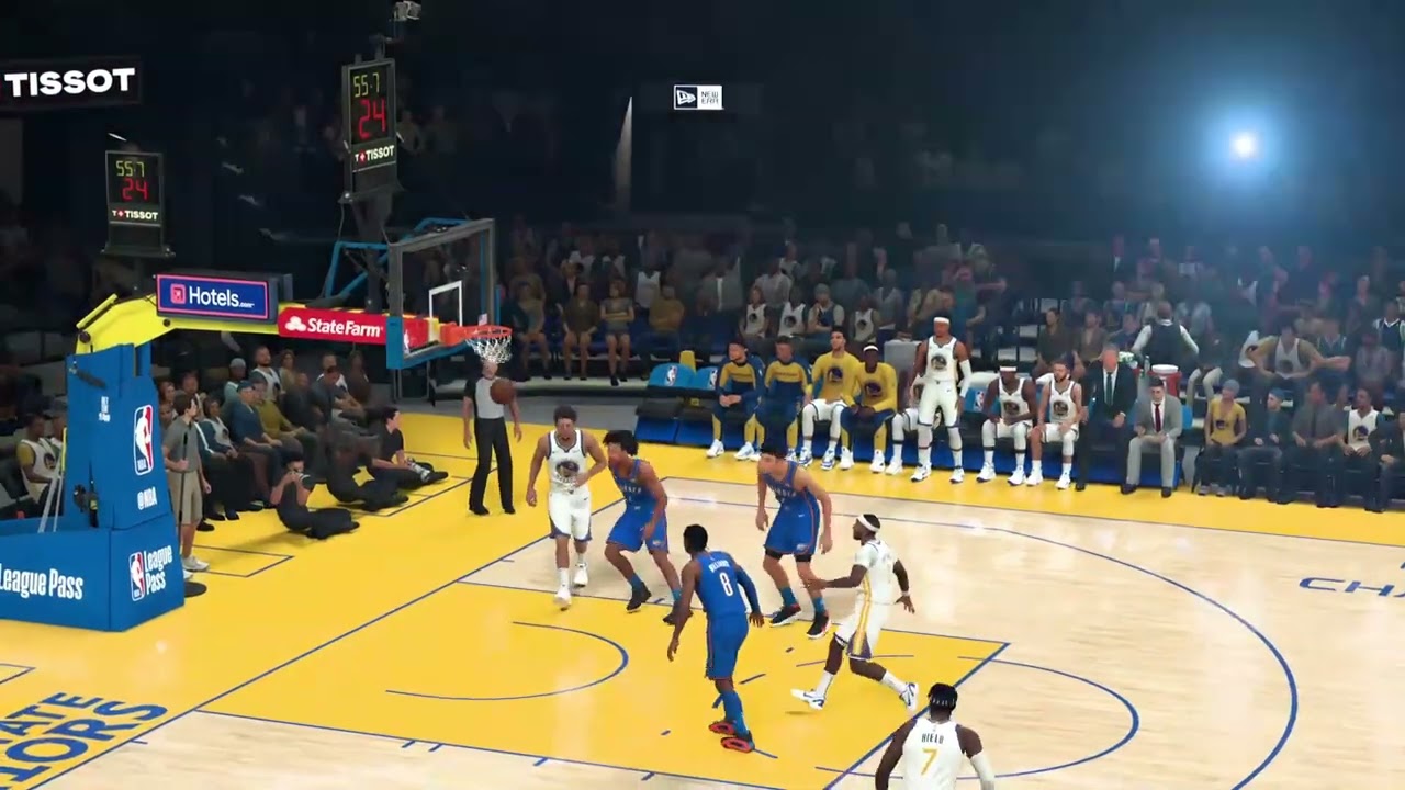 I hit this crazy clip in 2K 25 