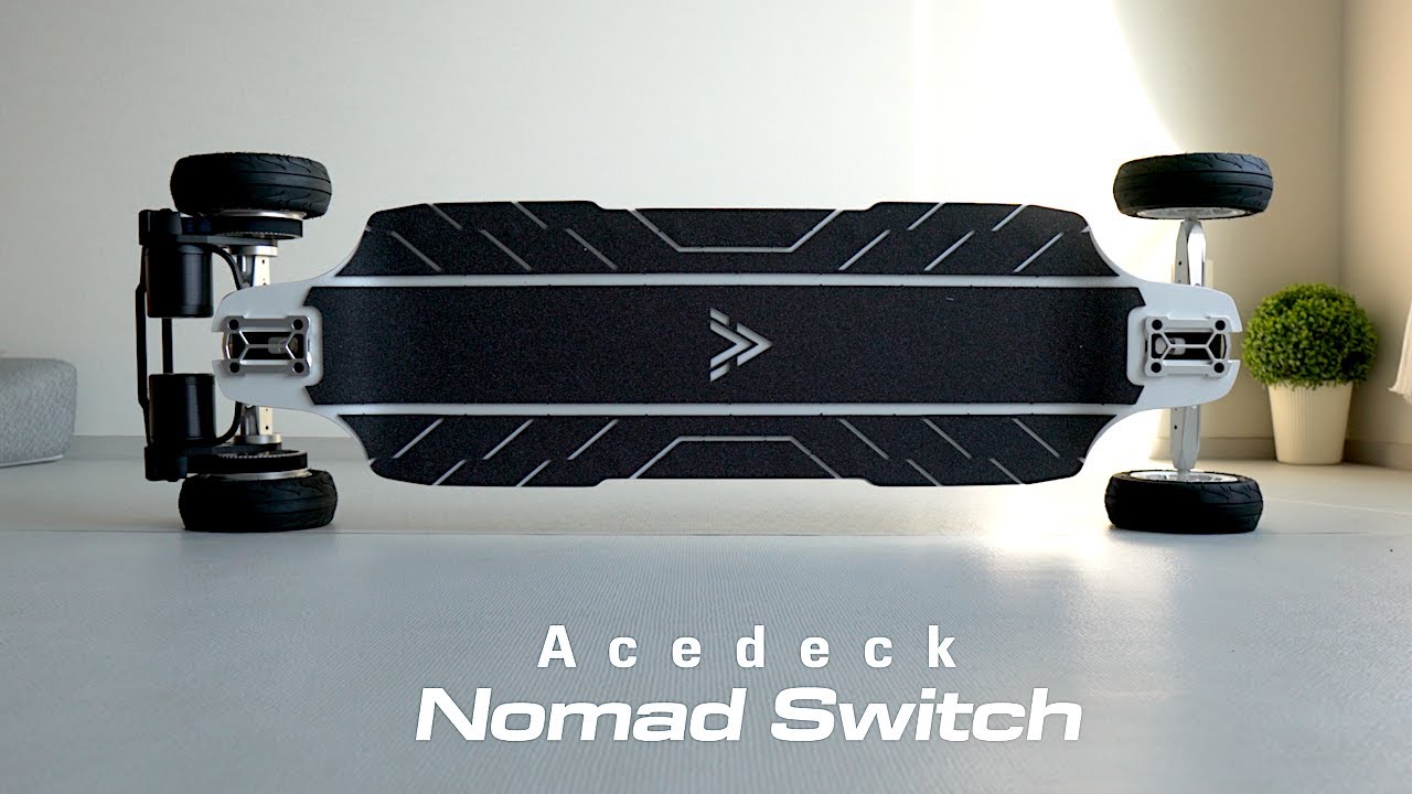 #308 Acedeck® Nomad Switch Electric Skateboard - Perfectly configured E board for most