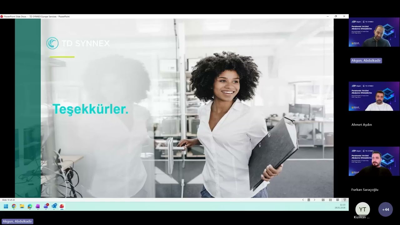 Microsoft Fabric & Power BI ile Akıllı Raporlama Webinar Kaydı - 28.01.2026