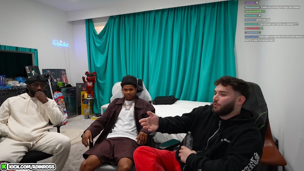 ADIN ROSS X SHAKUR STEVENSON X TERENCE CRAWFORD KICK STREAM