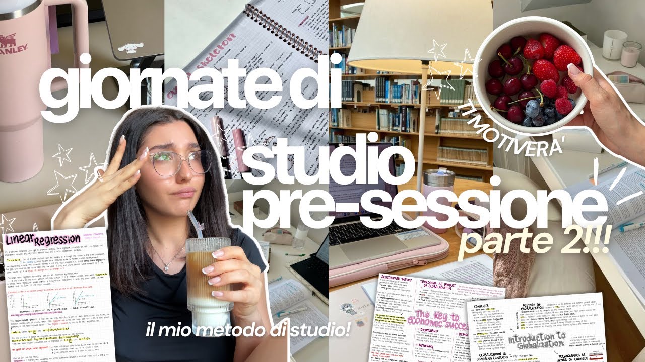 VLOG STUDIO sessione estiva 📓🎧 | metodo di studio, produttività & #dailyvlog
