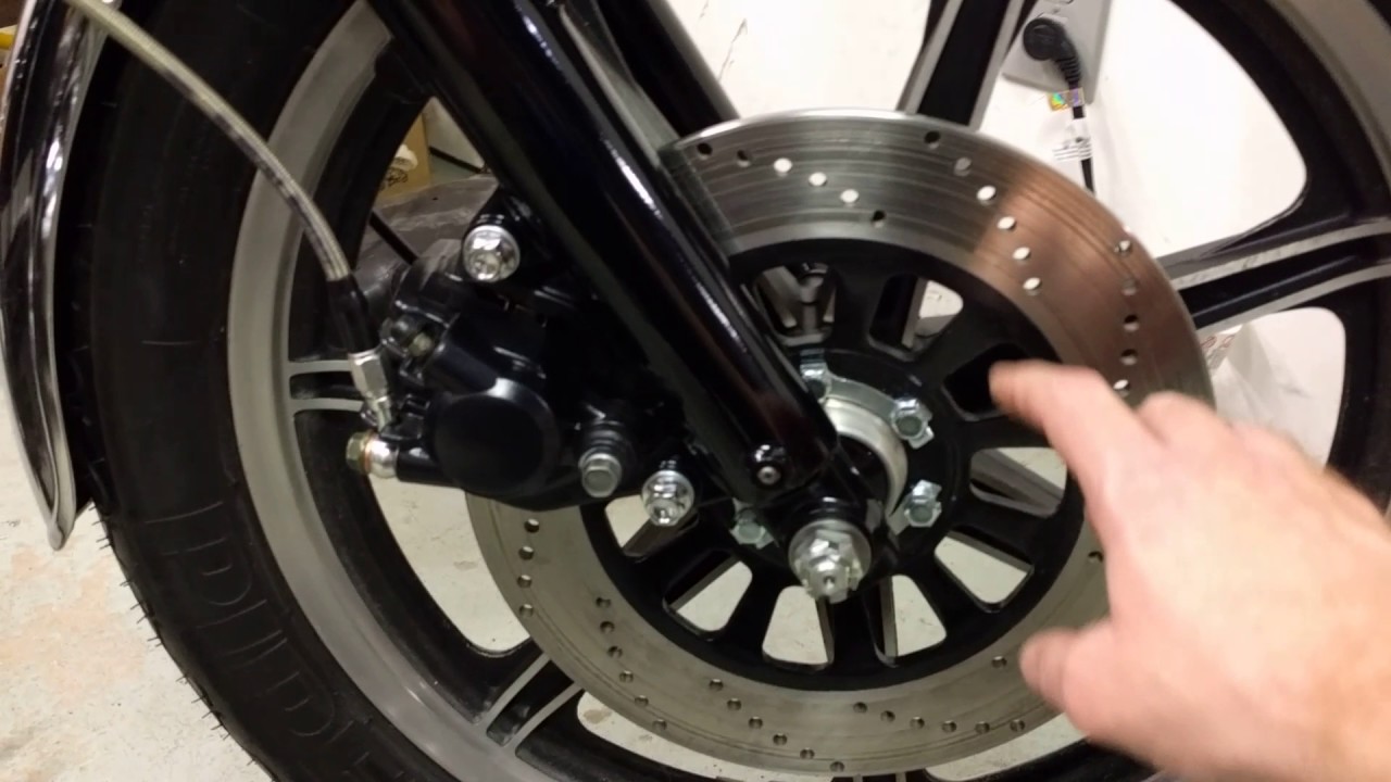 Why drill your motorcycle rotors??