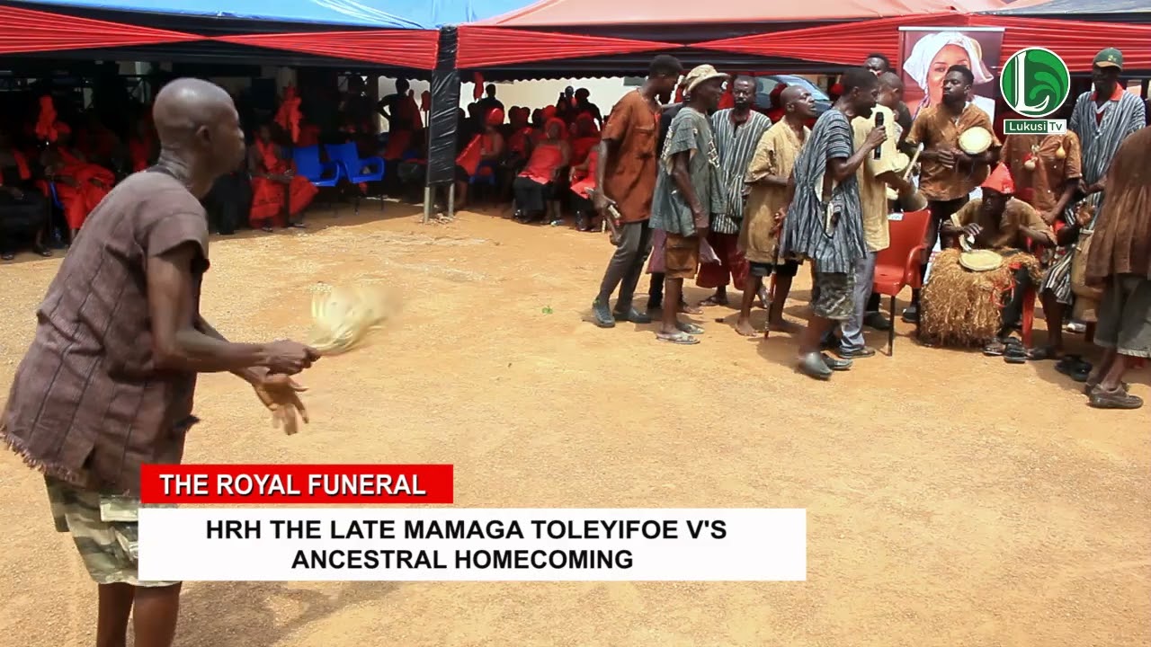Logba Akpi Group paid respects to the late Mamaga Toleyifoe V #lukusitv