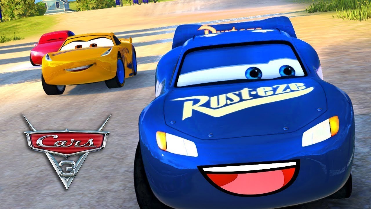 Cars 3 Driven To Win Şimşek ile Jackson Storm Yarışıyor (PS 4 Oyunu)