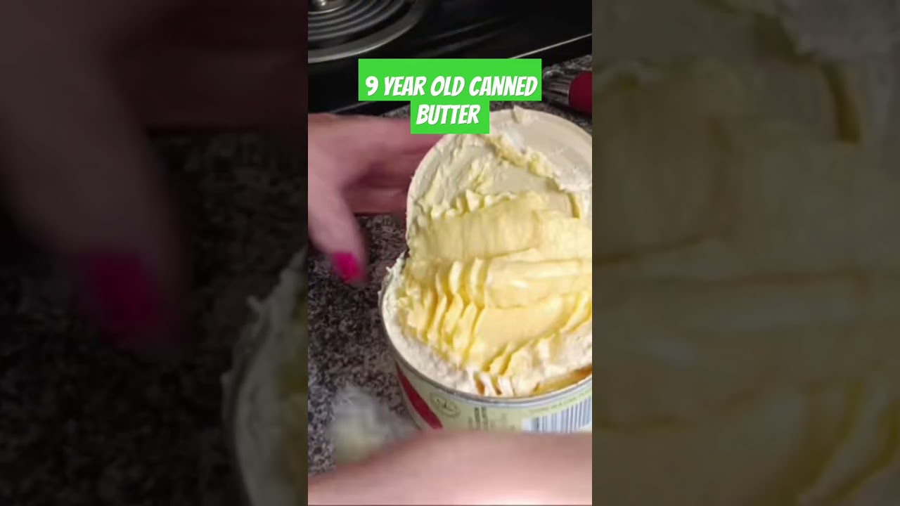 9 Year Old Canned Red Feather Butter In 2024! #Prepping #foodstorage