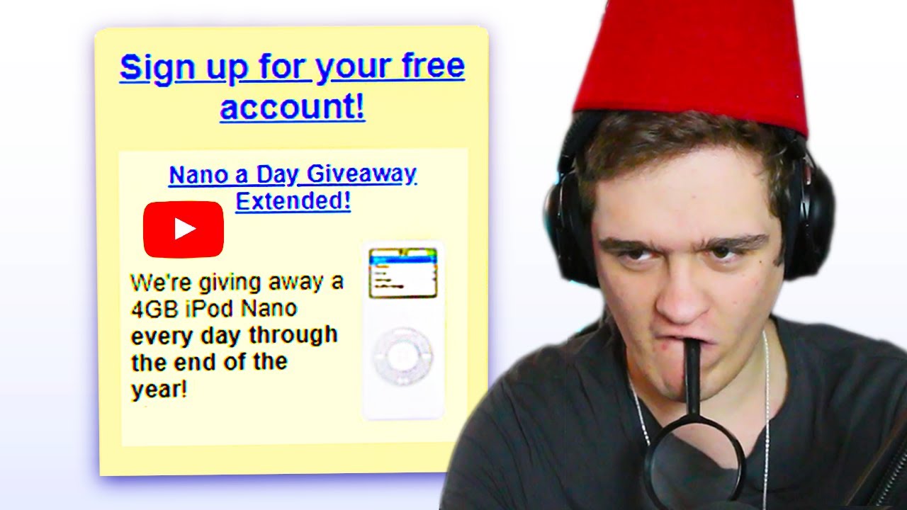 YouTube: WHERE IS MY FREE IPOD??