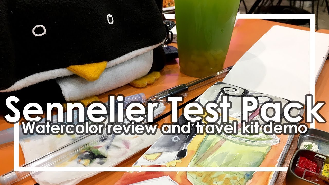 Sennelier Test Pack Watercolor review-Best professional paints for beginners?
