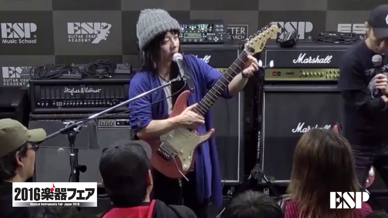ESP Guitars: Musical Instruments Fair Japan 2016 to Mikio Fujioka Demonstration at ESP Booth