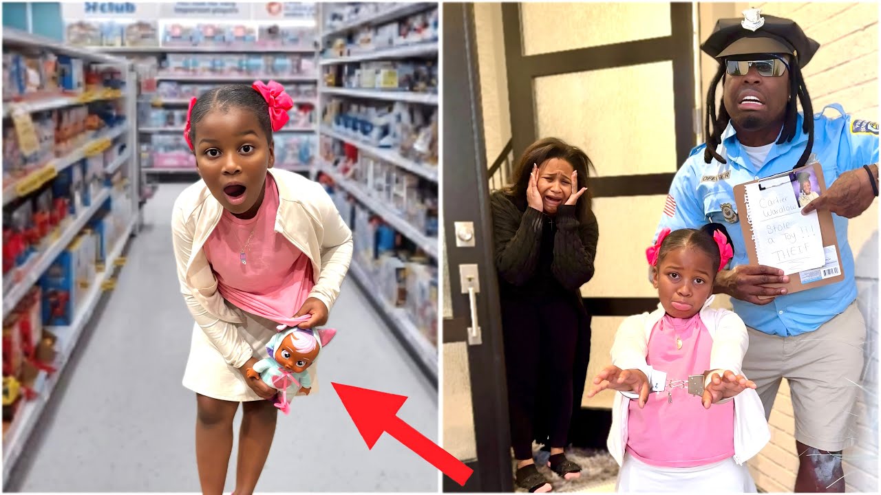 GIRL Gets Caught STEALING A TOY And Goes To JAIL , She Instantly Regrets It