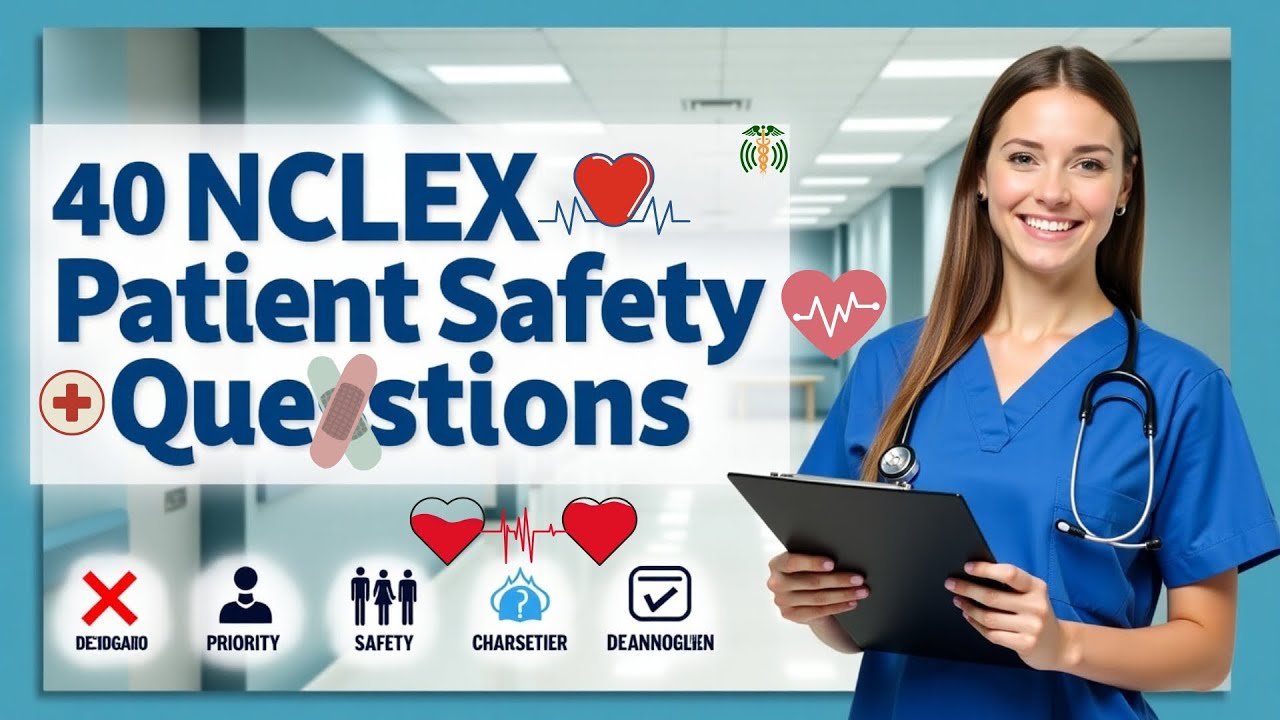 Освоение NCLEX: 40 сложных вопросов безопасности пациентов по делегированию полномочий, приоритет...