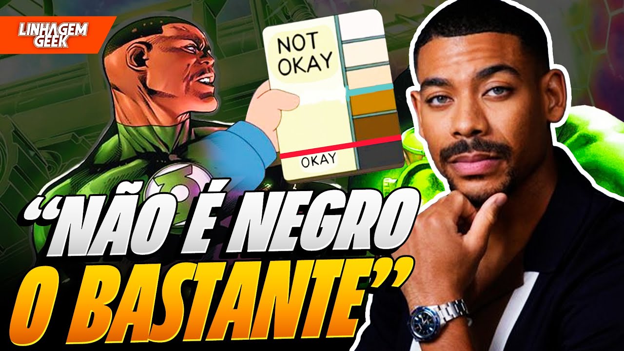 FISCAL DE COR! AARON PIERRE NÃO É NEGRO O SUFICIENTE PARA SER O LANTERNA VERDE?