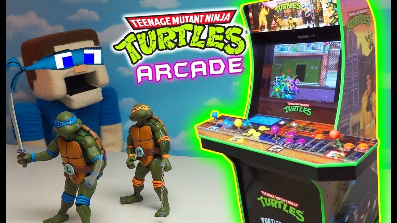 NINJA TURTLES Classic Arcade Game Arcade1up Cabinet Unboxing
