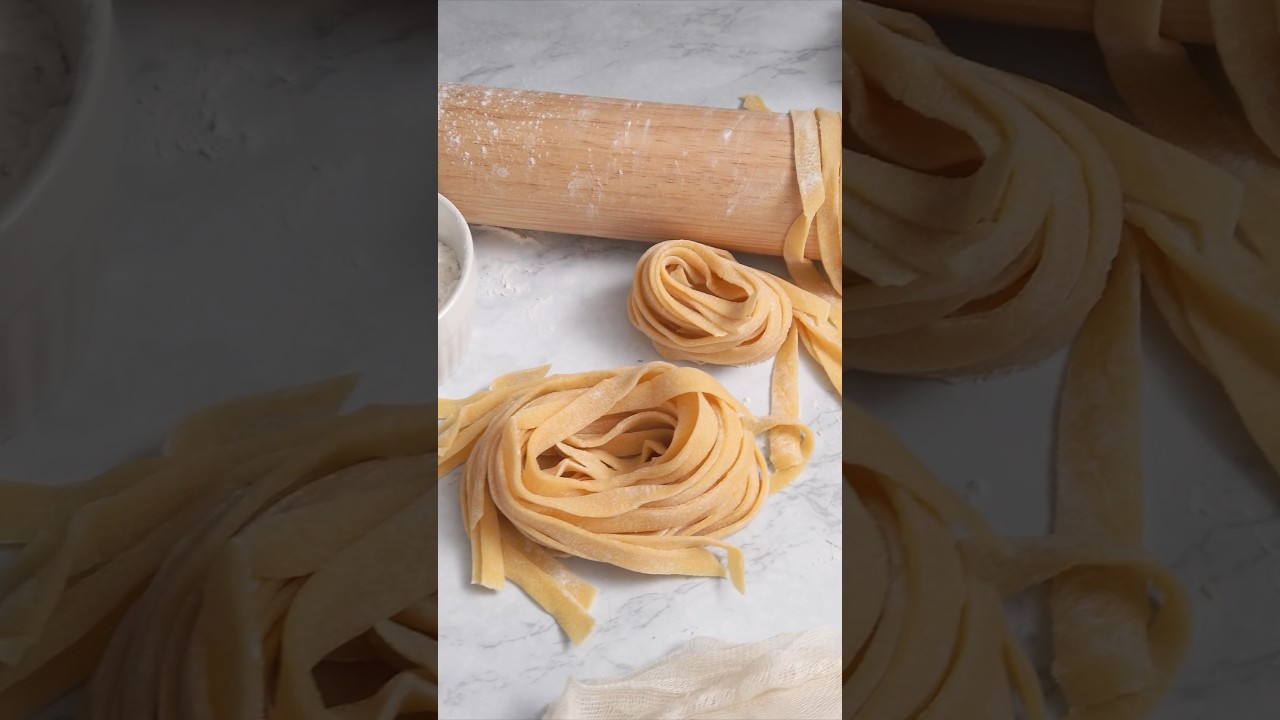 2-Ingredient Homemade Pasta | Easy recipe