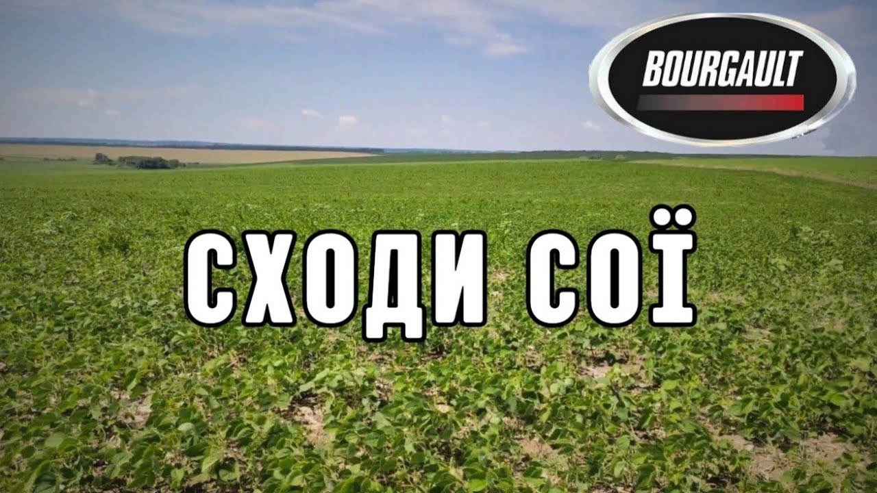 Сходи сої після сівалки Bourgault FMS CD 848