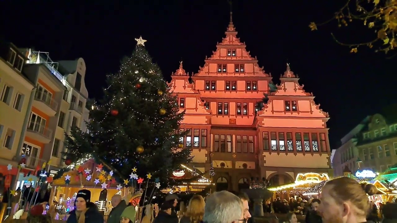 Weihnachtsmarkt, Paderborn 2024. (Рождественская ярмарка в нашем городе).