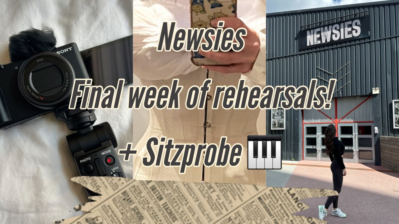 VLOGSIES🗞- Последняя неделя репетиций / sitzprobe 🎷 / посещение театра #новости #музыкальныйтеатр