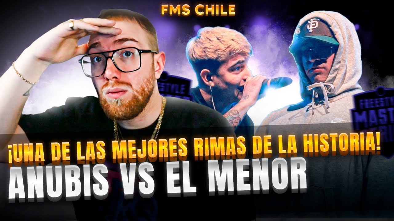 ¡UNA DE LAS MEJORES RIMAS DE LA HISTORIA! | ANUBIS VS EL MENOR FMS CHILE J3