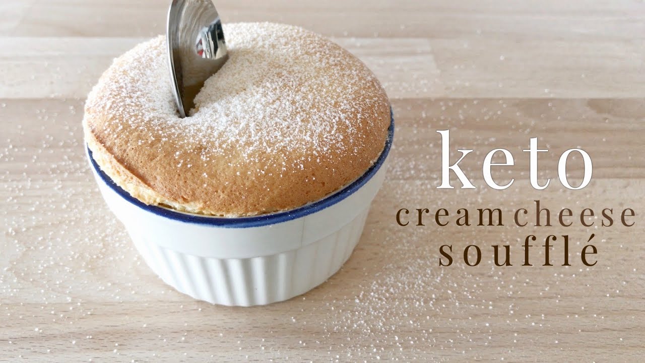 Keto Cream Cheese Soufflé