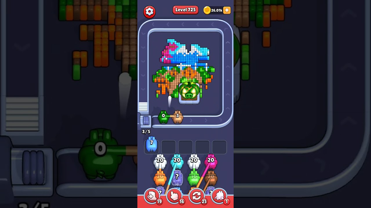 Pixel Flow level 725